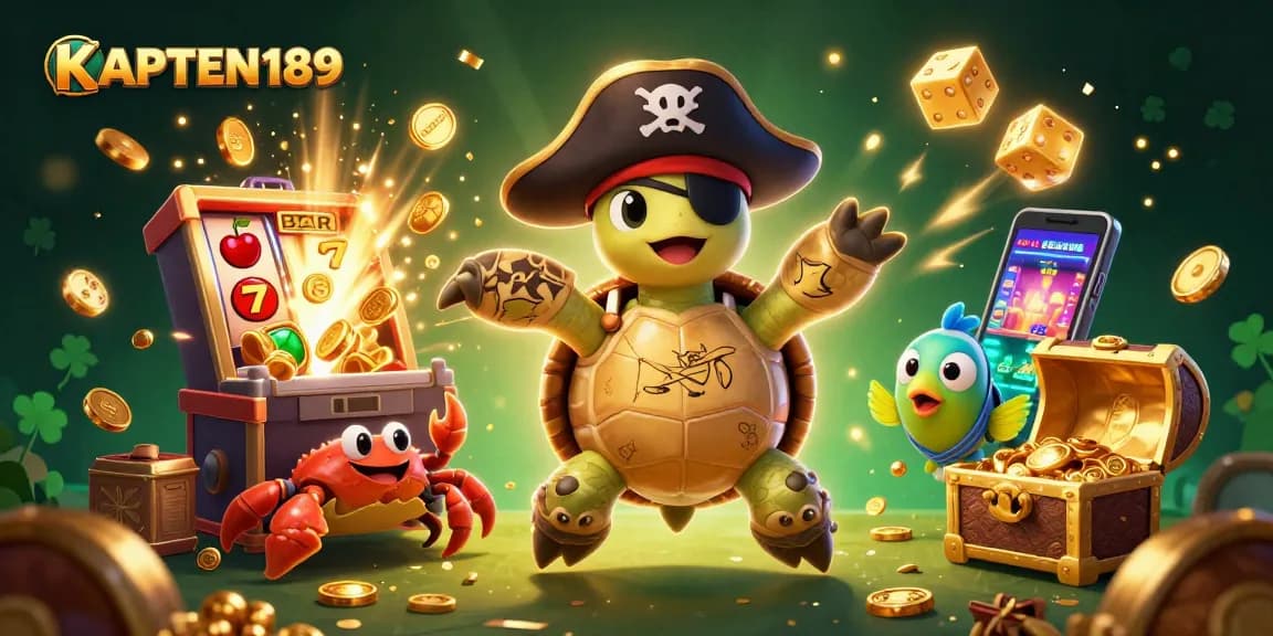 KAPTEN189 menghadirkan aksi slot yang menggembirakan dengan karakter lucu dan harta karun yang berkilauan.
