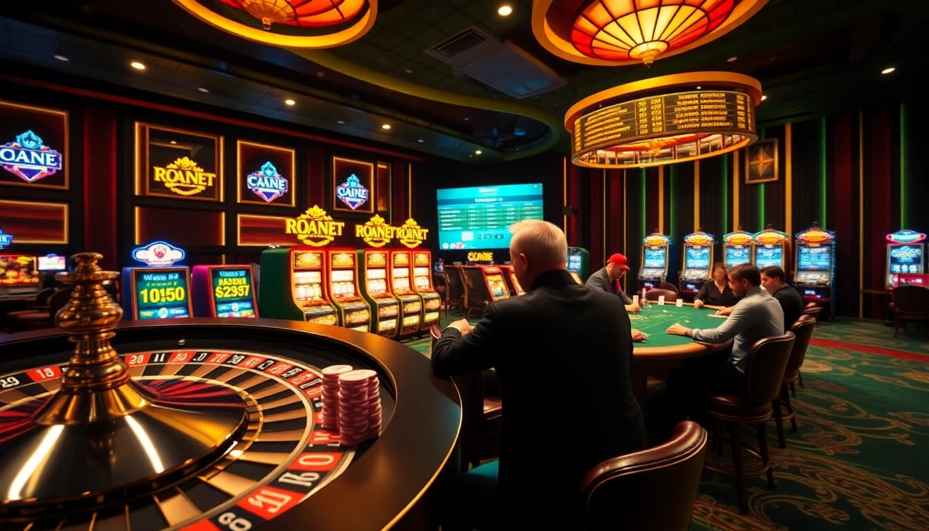 Experience the thrilling atmosphere of gambling at https://rr88.mov/ with vibrant casino visuals showcasing exciting games.