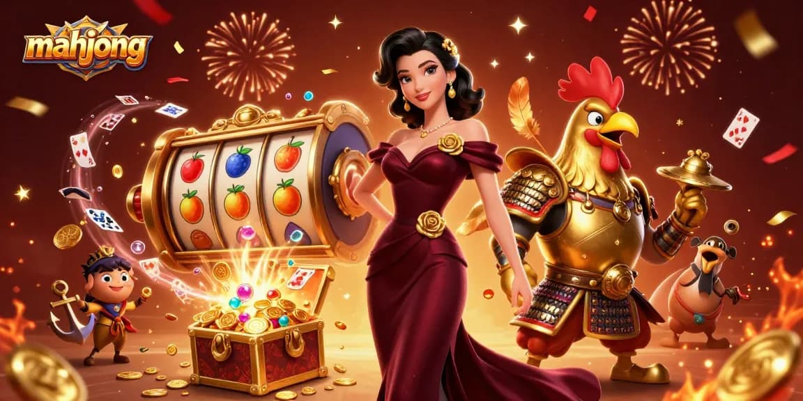 Win big in mahjong with thrilling slot reels and vibrant game elements!