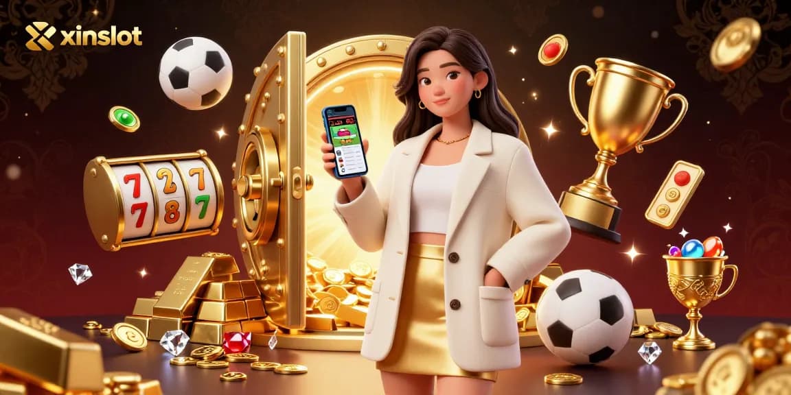 XINSLOT offers seamless sports betting experiences with vibrant visuals and dynamic game elements.