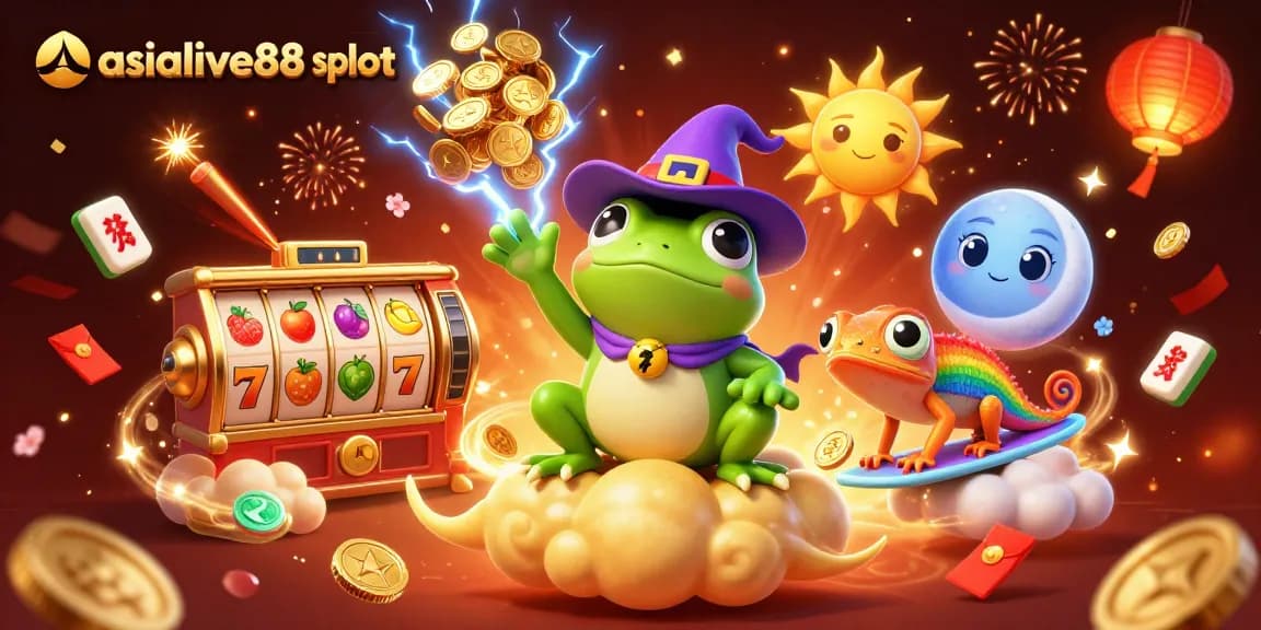 Experience the excitement of asialive88 slot with vibrant characters and dynamic casino elements.