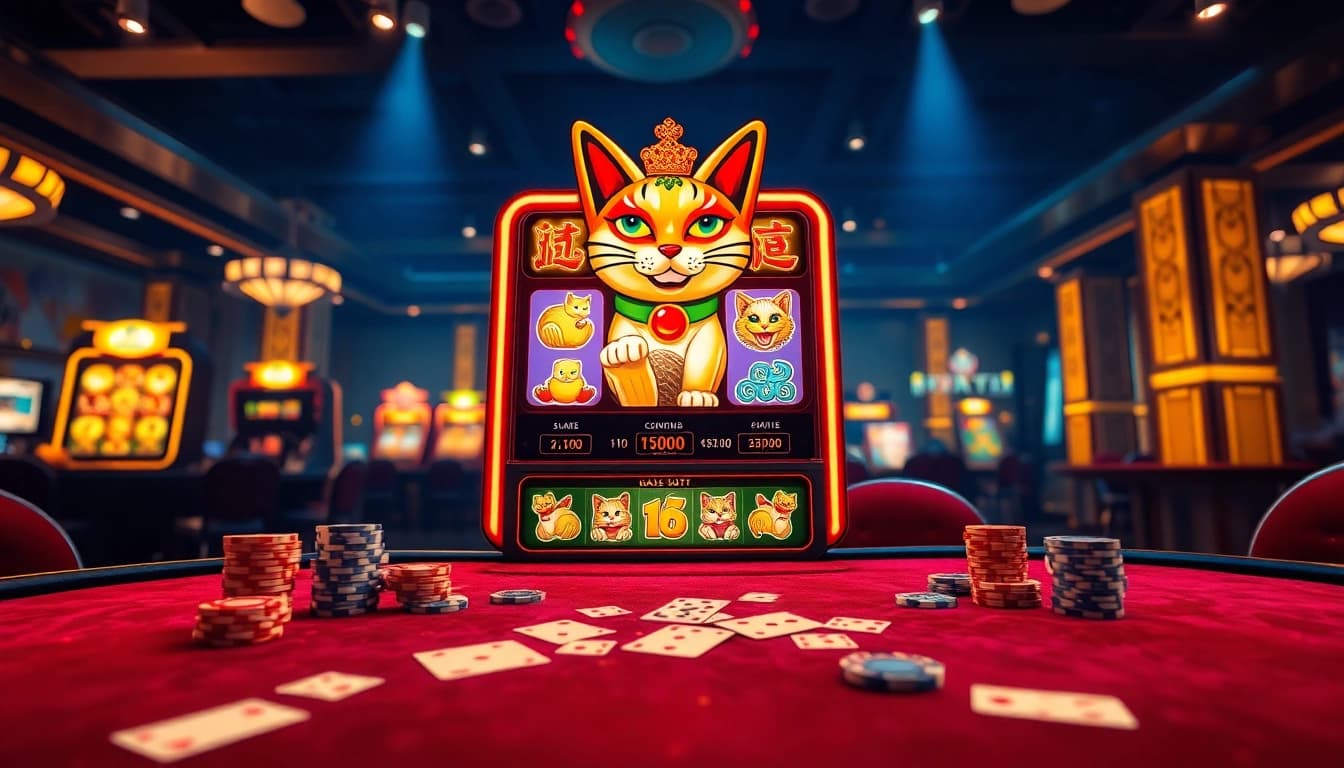 Enjoy an exciting spin on Lucky Neko PG Soft ไม่ต้องติดตั้ง at a luxurious casino.
