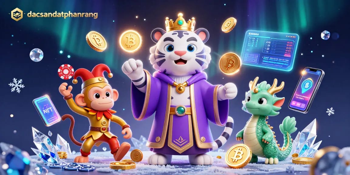 Experience thrilling bets at dacsandatphanrang with vibrant casino-themed characters and dynamic gameplay elements.