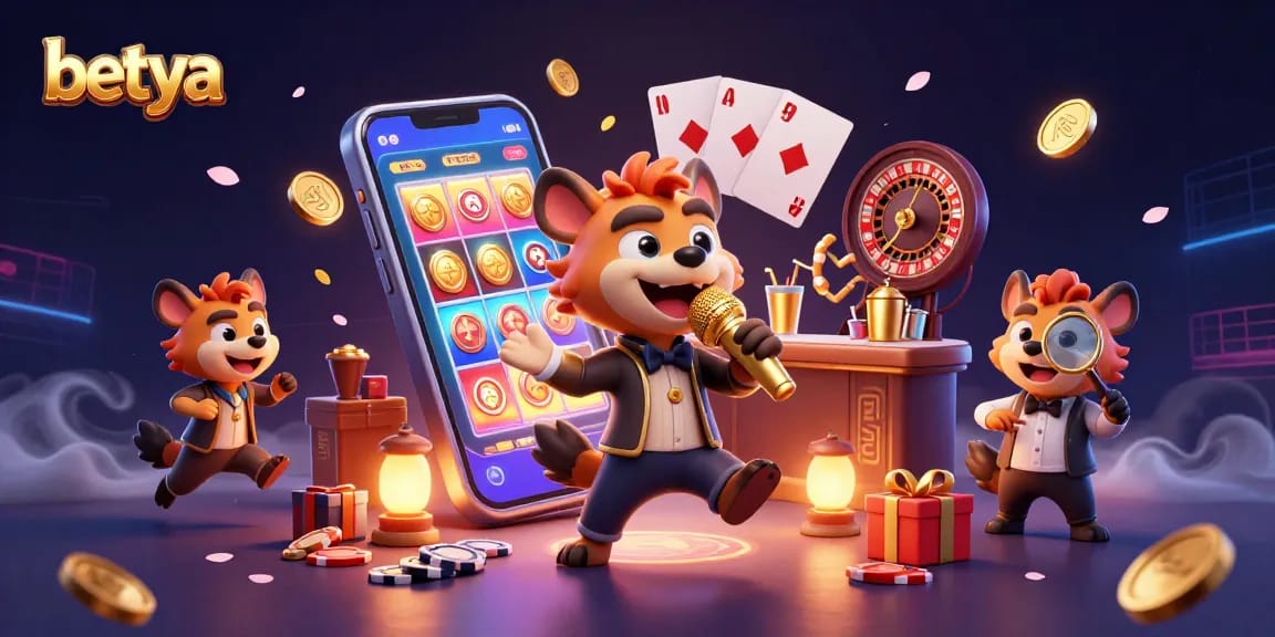 Engage with betya at the lively hyena-run comedy casino, featuring fun gameplay elements.