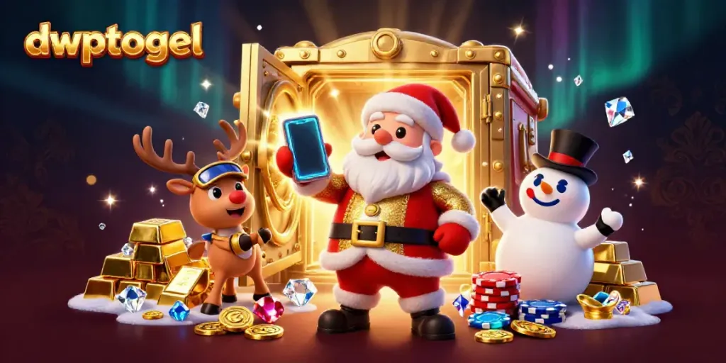 Genggamlah jackpot dengan dwptogel dalam ilustrasi kasino 3D yang meriah.