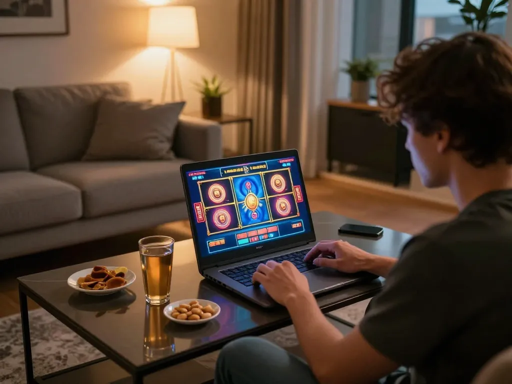 Terlibat dalam permainan slot online aman788 yang mendebarkan dari kenyamanan rumah.