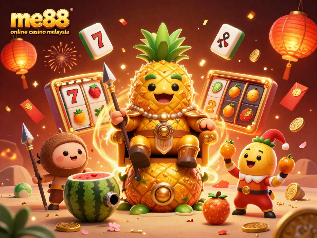 Experience thrilling gaming at me88 online casino Malaysia with exciting slots and vibrant characters.