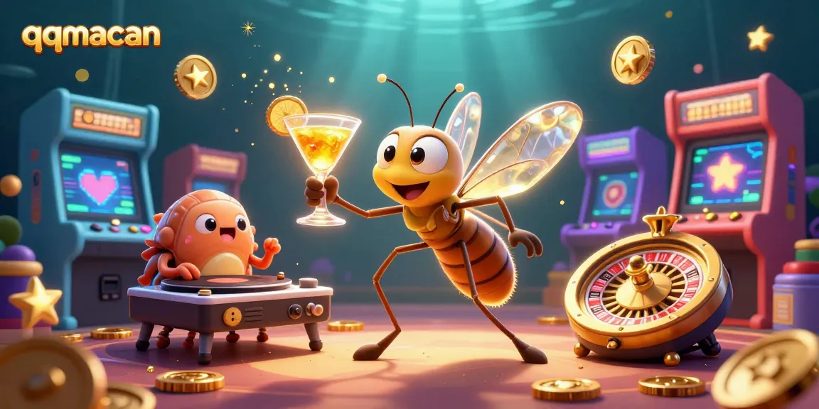 Mainkan qqmacan dengan pengalaman kasino yang menarik, menampilkan karakter 3D dan mesin game bersinar.