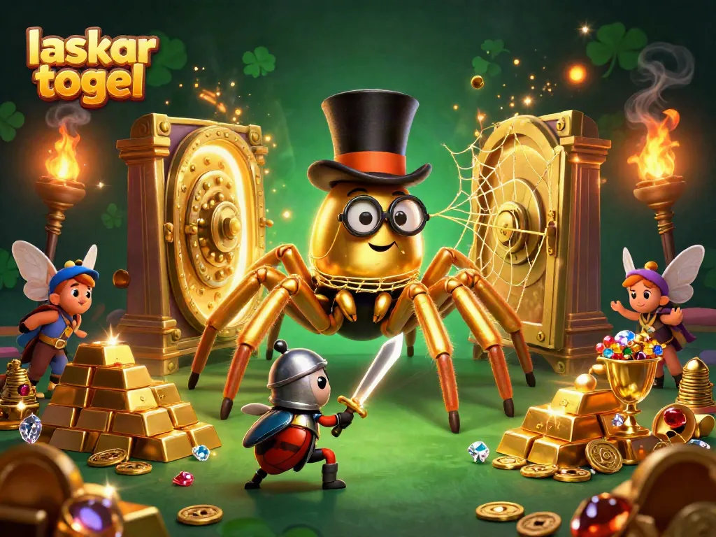 Experience the excitement of laskar togel amid golden treasures and mystical characters.
