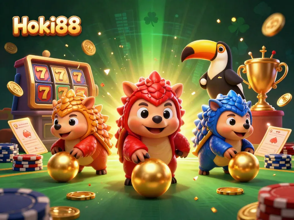 Hoki88 menghadirkan pengalaman bermain slot dengan tokoh kartun bersaing di pengaturan kasino yang memukau.