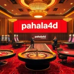 Pahala4d offers an exciting casino atmosphere with roulette wheels and lively players betting.