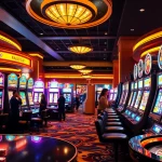Experience the excitement of slot gacor machines in a vibrant casino setting.