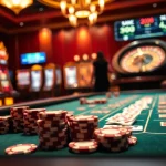 Experience the excitement of high-stakes gambling at Bro138, featuring premium slot machines and luxurious casino elements.