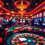 Engage in the excitement of winning with xn88 link in a luxurious casino setting featuring roulette, poker, and vibrant slot machines.