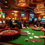 Betting action at a vibrant casino scene highlighting 789win com’s exciting games.