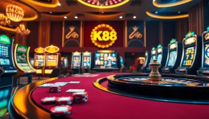 NK88.BOO offers an immersive online casino experience with luxurious gaming elements and vibrant visuals.
