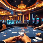 Experience the thrilling atmosphere of F8BET with vibrant casino elements and high-stakes poker.