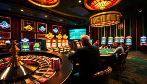 Experience the thrilling atmosphere of gambling at https://rr88.mov/ with vibrant casino visuals showcasing exciting games.