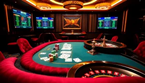 Engaging poker gameplay at 68VIP.COM with colorful chips and cards.