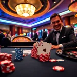 C168 engages players with thrilling casino experiences featuring poker chips and a lively atmosphere.