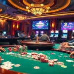 Engaging gamblers with lc88 đăng nhập while capturing the thrill of high-stakes poker and vibrant casino energy.