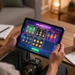 Engaging gameplay of slot gacor hari ini on a tablet with vibrant graphics.