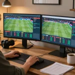 Place bets on ho88 while watching live sports in a cozy home office setting.