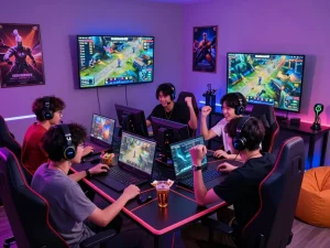 Exciting multiplayer gaming session highlighting meledak88 with players engaged in competitive gameplay.