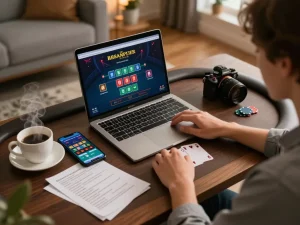 Engaging online gaming experience at Jilipinas with a live dealer blackjack game.