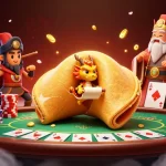 Play thrilling games at spbo terlengkap, showcasing unique characters in a rich casino environment.