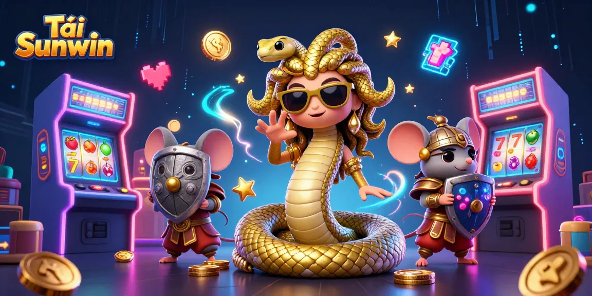 Tải Sunwin and delve into the exciting world of online casino gaming with vibrant characters and elements.