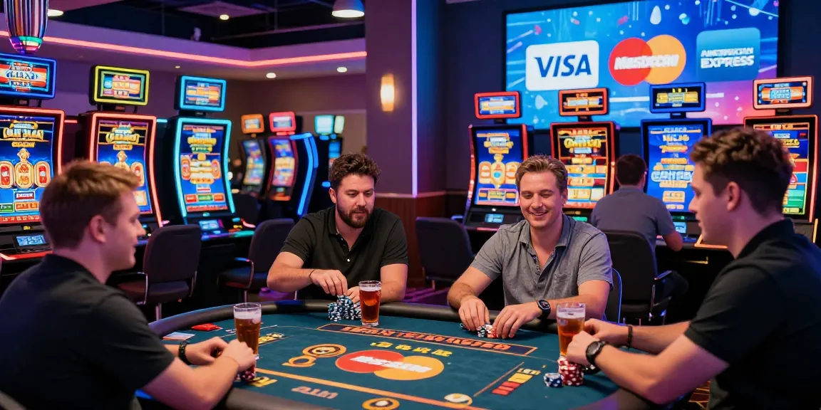 Exciting scene at credit card casinos showcasing players enjoying games and bonuses at https://crownwoods.org.uk.