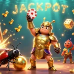 Experience exhilarating wins with fokus777 in this vibrant, dynamic casino game scene.