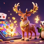 Experience the excitement of Go88 with vibrant casino games and dynamic characters in a magical setting.