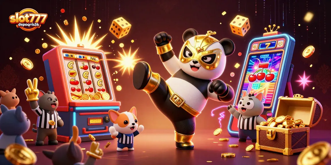 Witness thrilling gameplay at slot777depoqris5k featuring a vibrant scene with winning moments and jackpot excitement.