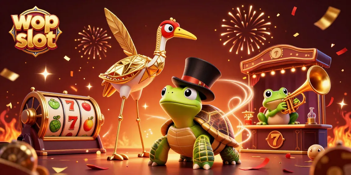 Experience the thrill of winning at wop slot with vibrant casino characters and rich game elements.