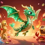 Experience fast payouts and high wins at crazyvegas' vibrant casino illustration featuring lucky symbols.